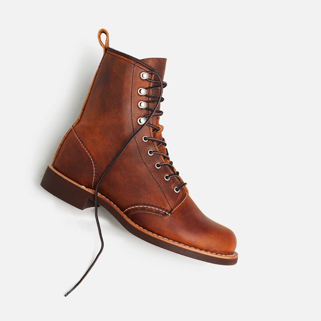 Red Wing Women's Silversmith Short Boot in Copper Rough & Tough Leather