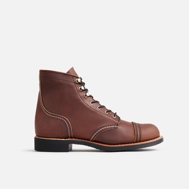 Red Wing Women's Iron Ranger Short Boot in Amber Harness Leather