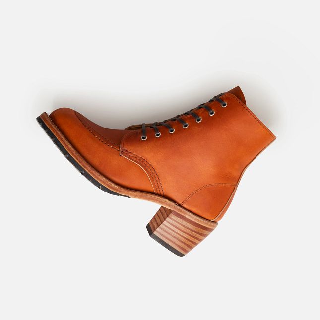 Red Wing Women's Clara Heeled Boot in Oro Legacy Leather