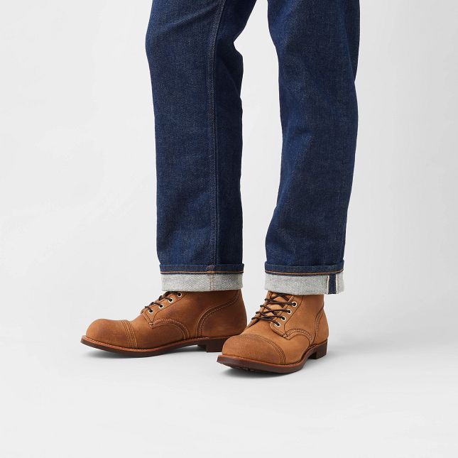 Red Wing Men's Iron Ranger 6-Inch Boot in Hawthorne Muleskinner Leather