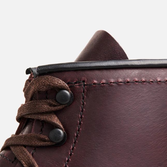 Red Wing Men's Beckman 6-inch boot in Black Cherry Excalibur Leather
