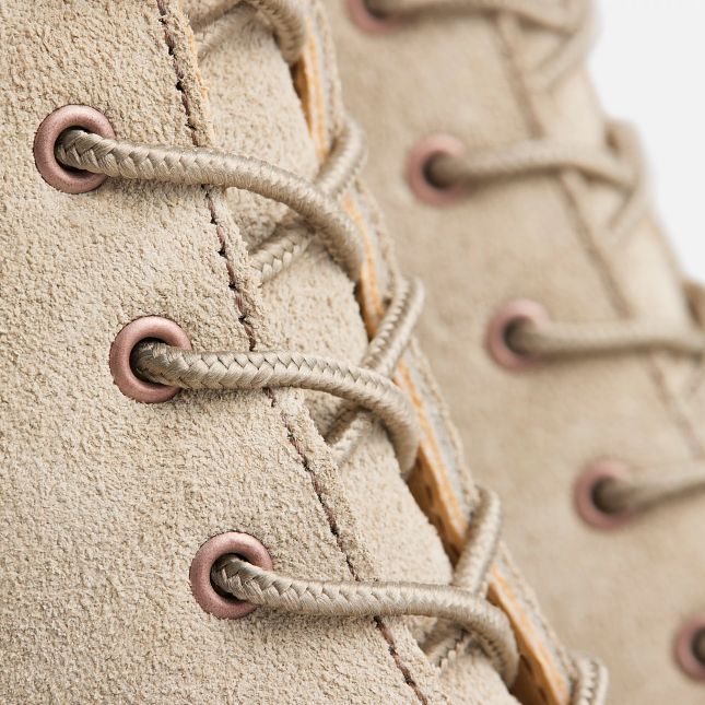 Red Wing Women's Clara Heeled Boot in White Sand Mohave Leather