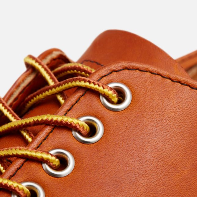 Red Wing Men's Shop Moc Oxford in Oro Legacy Leather