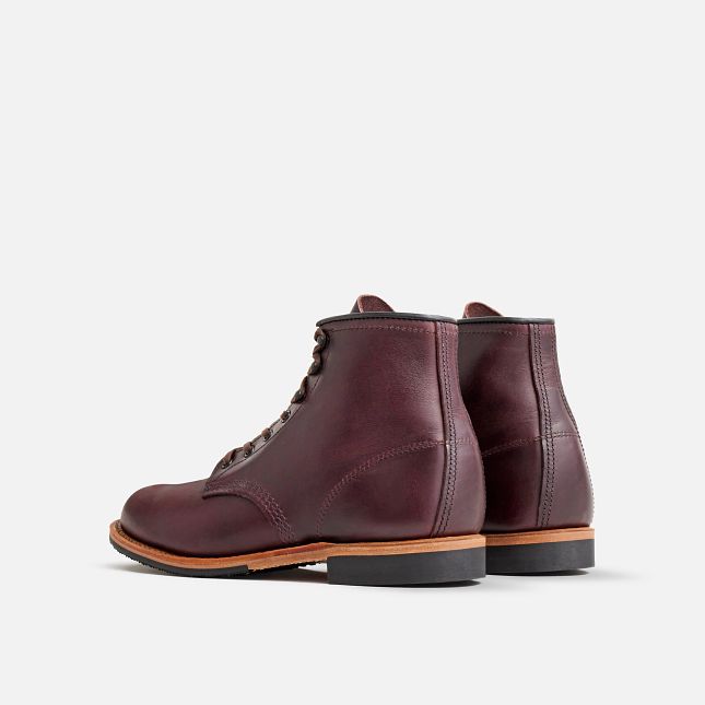 Red Wing Men's Beckman 6-inch boot in Black Cherry Excalibur Leather