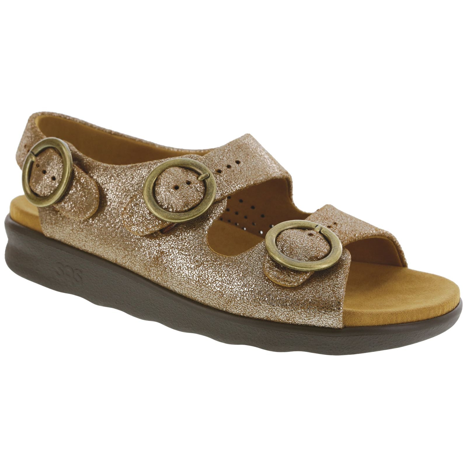 SAS Women's Relaxed Heel Strap Sandal in Sunstone