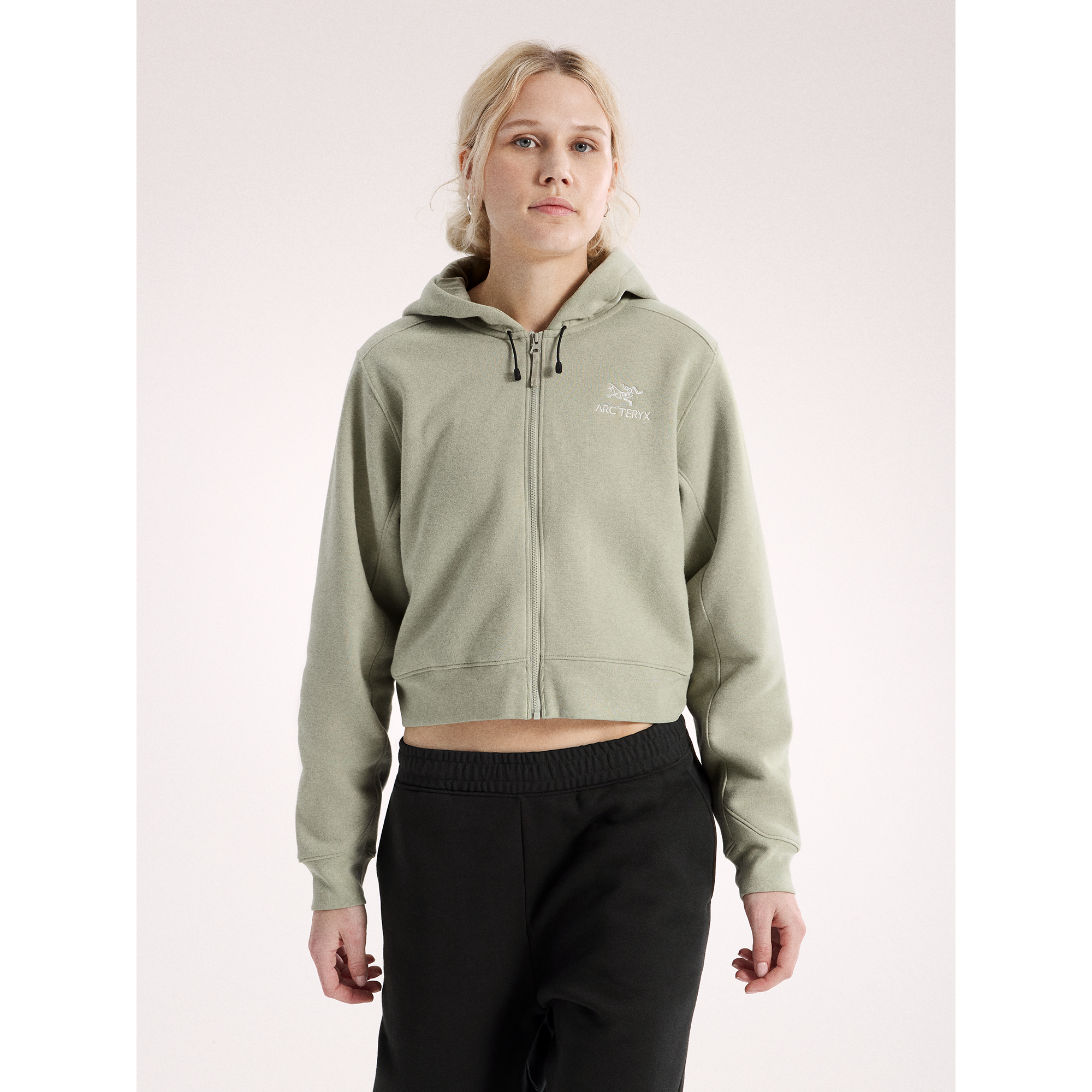 Arc'teryx Women's Emblem Fleece Full Zip Crop Hoody