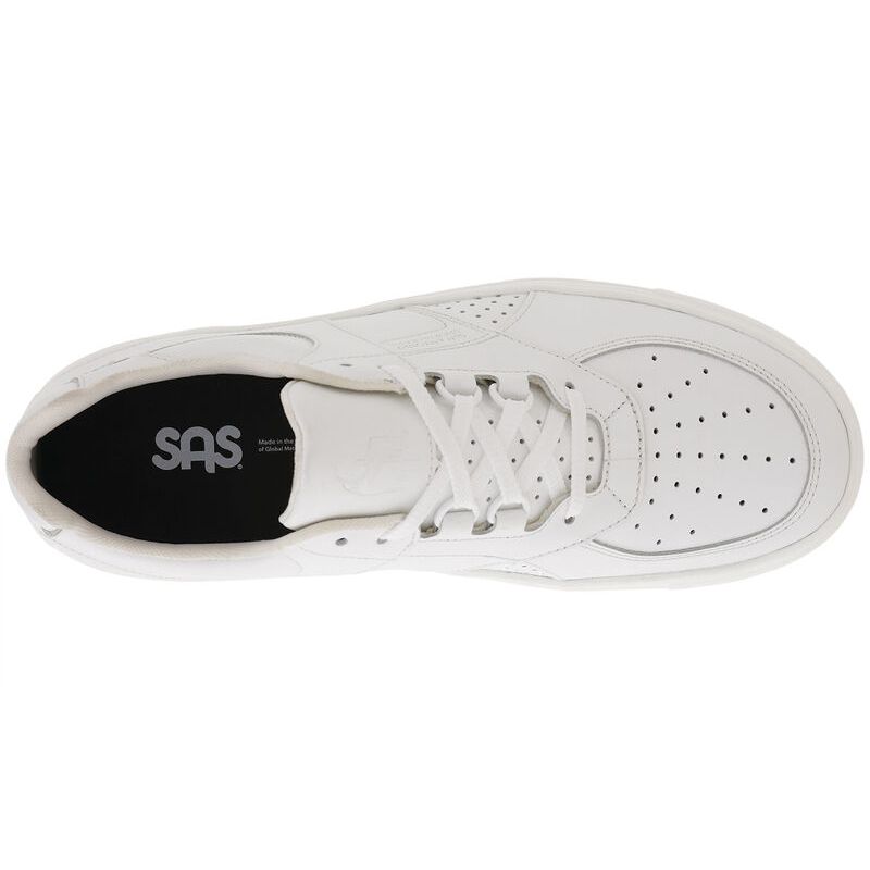 SAS Men's High Street Lace Up Sneaker in Whiteout