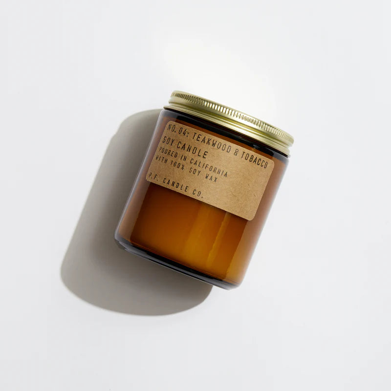 P. F. Candle Co. 7.2oz Teakwood & Tobacco Standard Candle Accessories