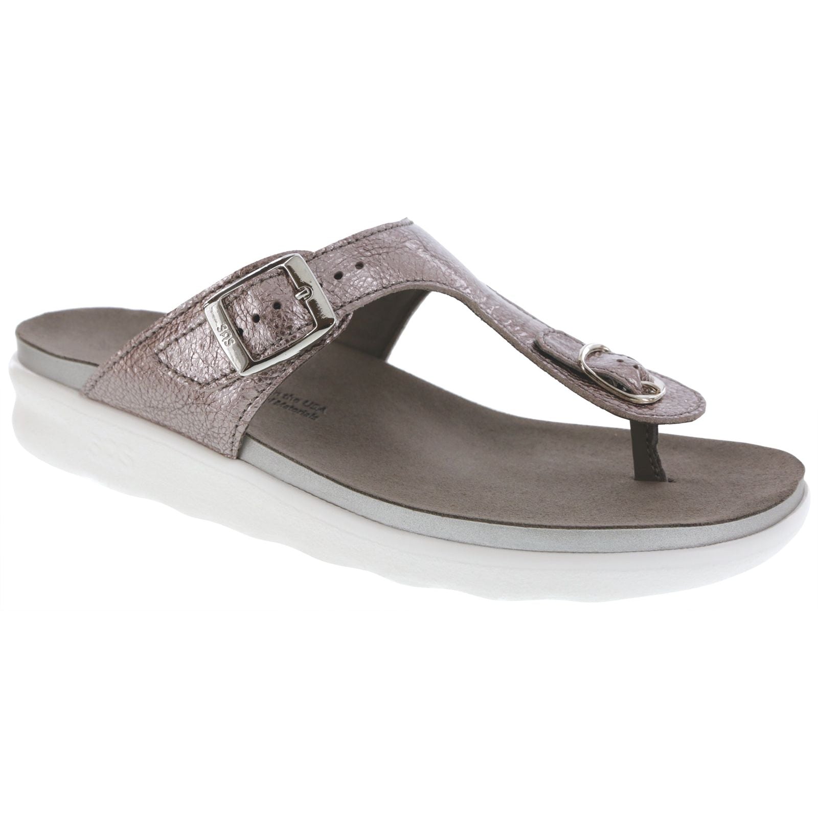 SAS Women's Sanibel T-Strap Slide Sandal in Wisteria