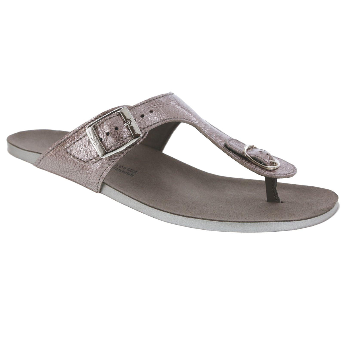 SAS Women's Sanibel T-Strap Slide Sandal in Wisteria