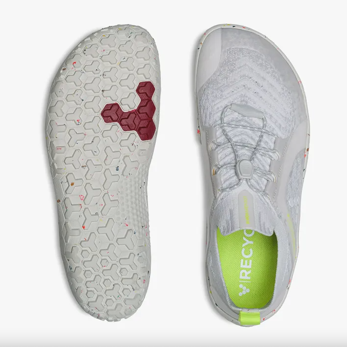 Vivobarefoot Men's Primus Trail Knit FG in Limestone Men's Footwear
