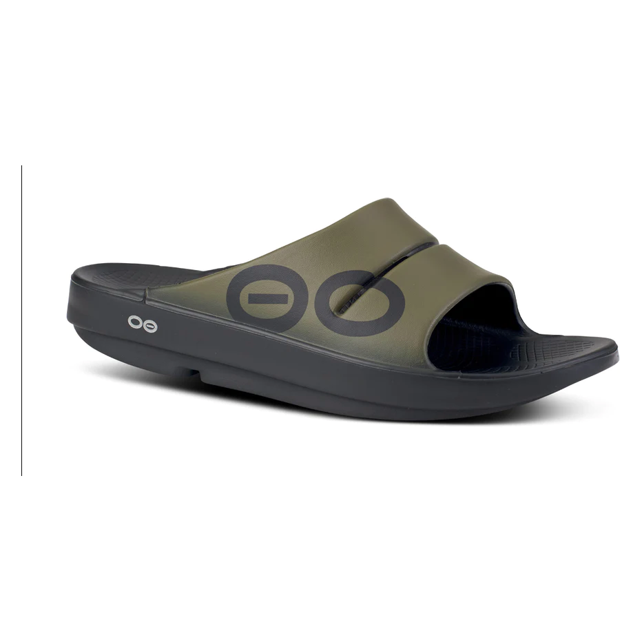 OOFOS Unisex OOahh Sports Sandals in Tactical Green Men's Footwear