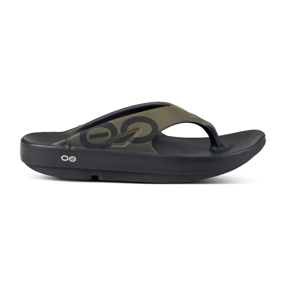 OOFOS OOriginal Sport Sandal in Tactical Green Unisex Footwear