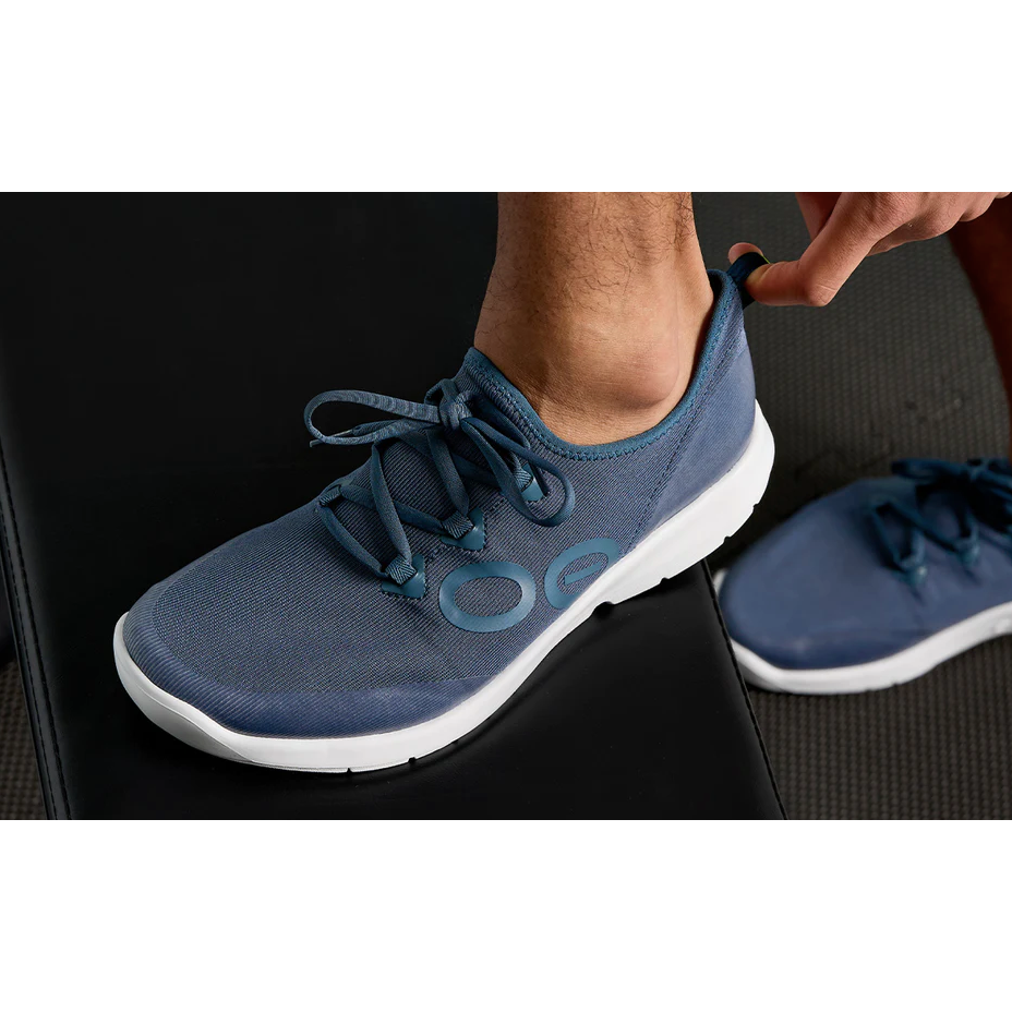 OOFOS Men's Oomg Sport LS Low Shoe in Moroccan Blue Shoes