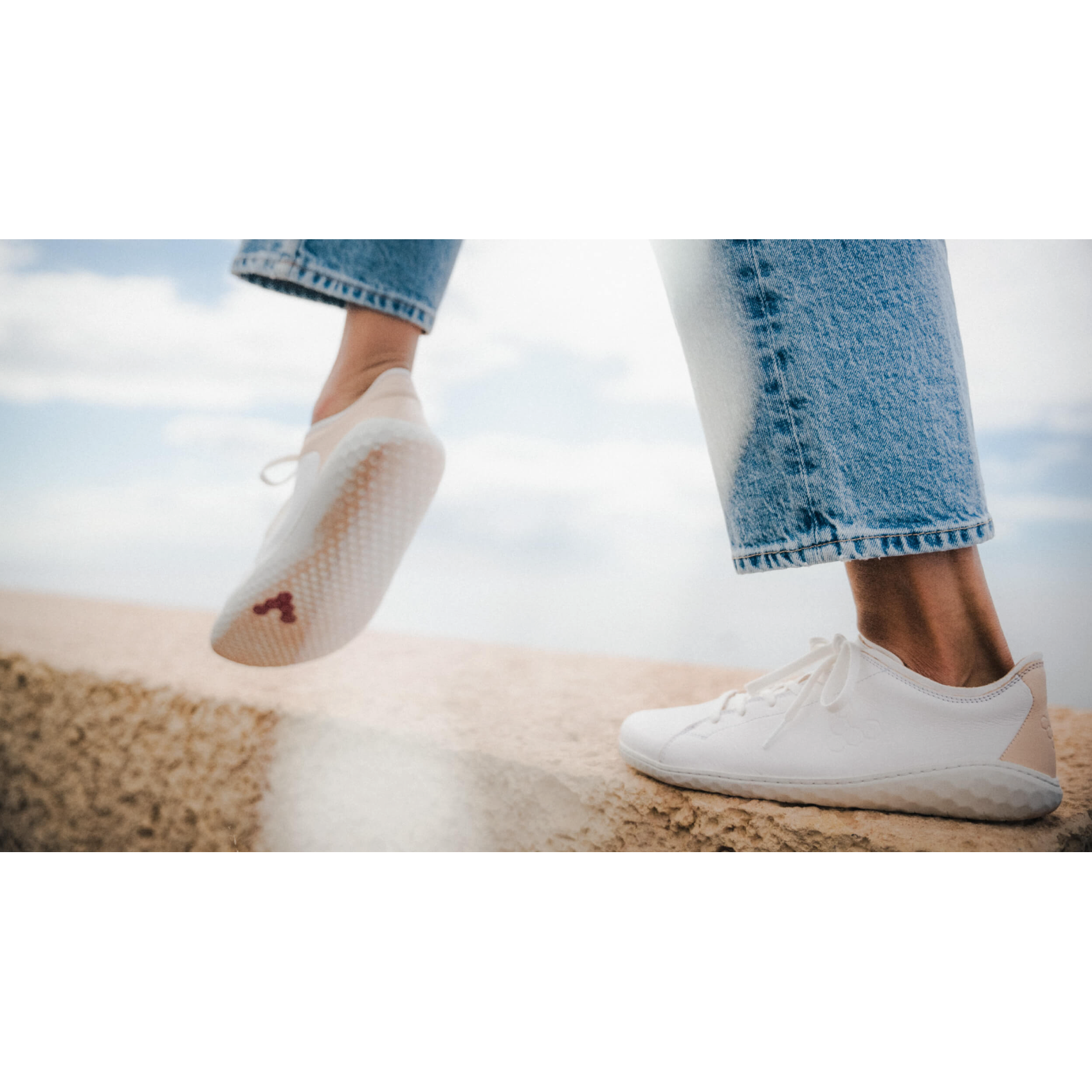 Vivobarefoot Women's Geo Court III in Bright White Women's Footwear