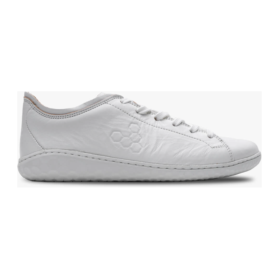 Vivobarefoot Men's Geo Court III Shoes in Bright White Men's Footwear
