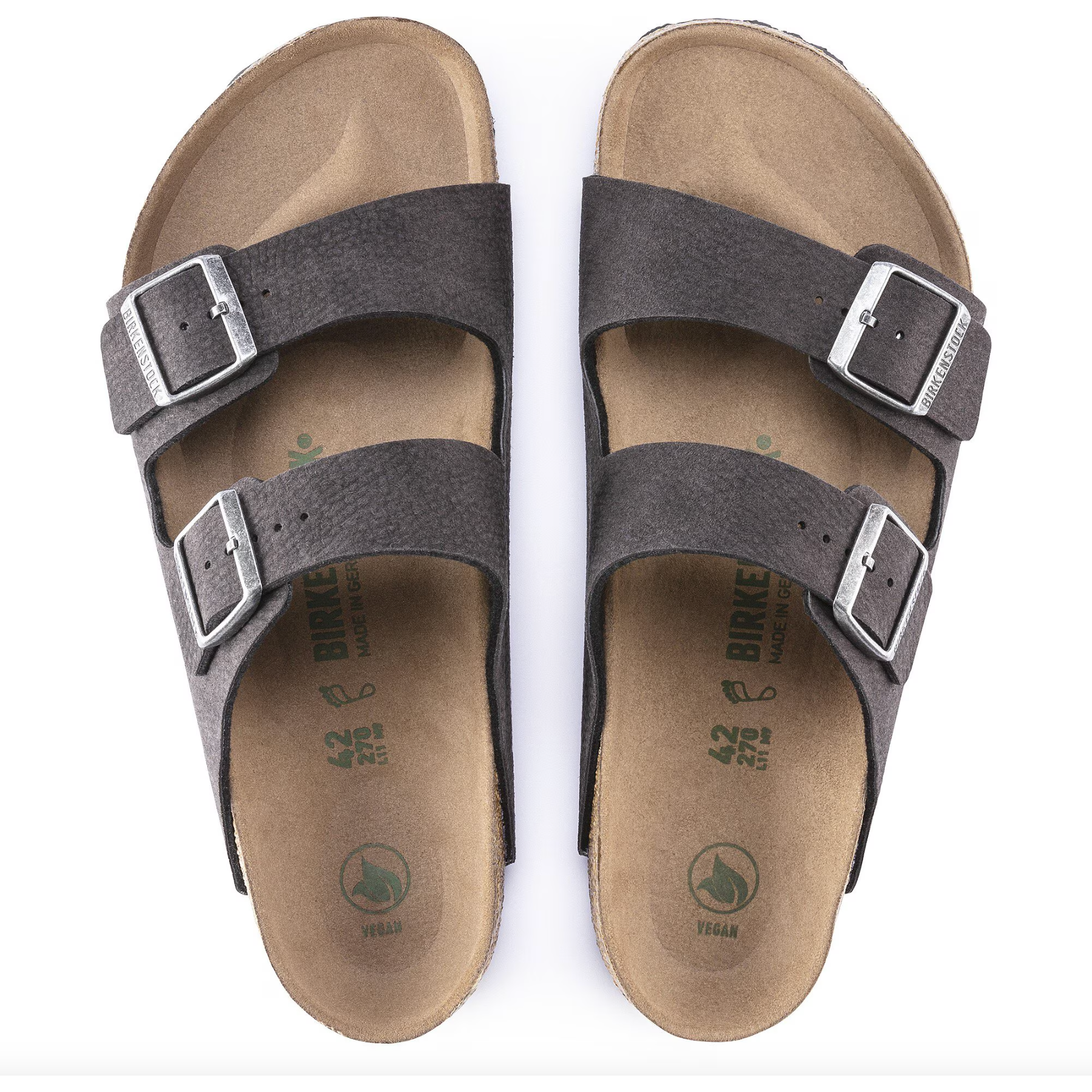 Birkenstock Men's Arizona Vegan Synthetics Sandal-Footprint USA
