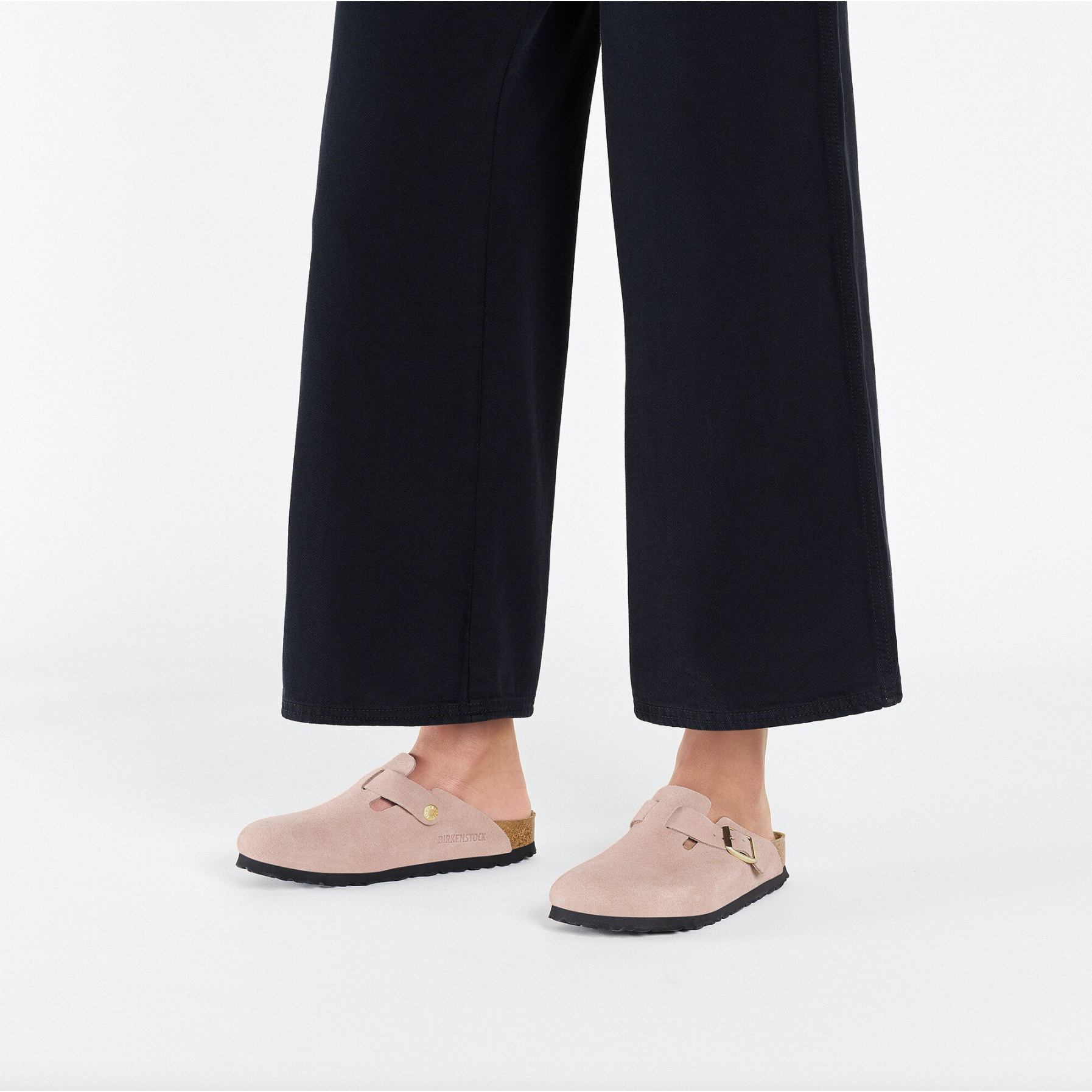Birkenstock Women's Boston Suede Leather-Footprint USA