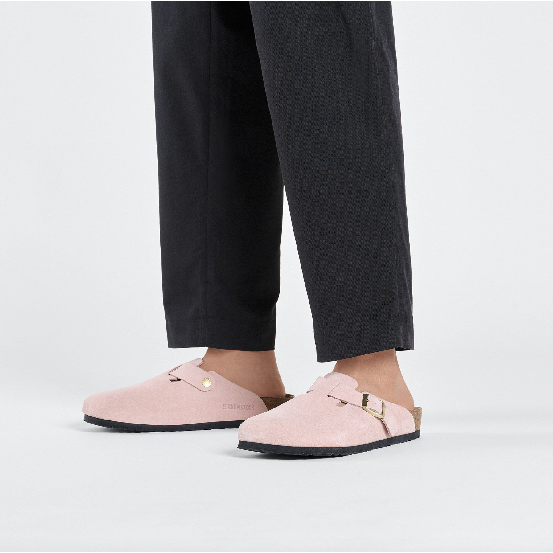 Birkenstock Women's Boston Suede Leather-Footprint USA