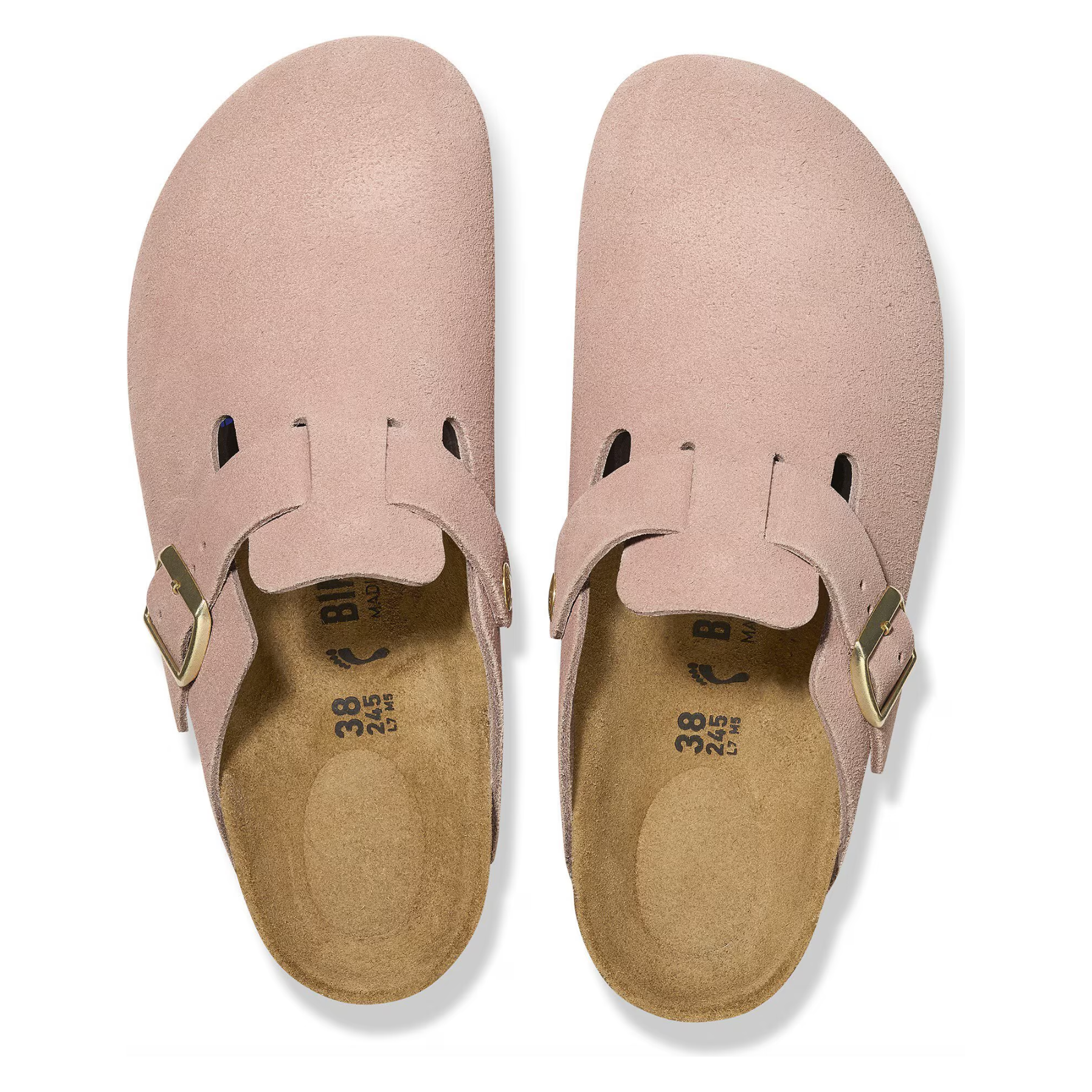 Birkenstock Women's Boston Suede Leather-Footprint USA
