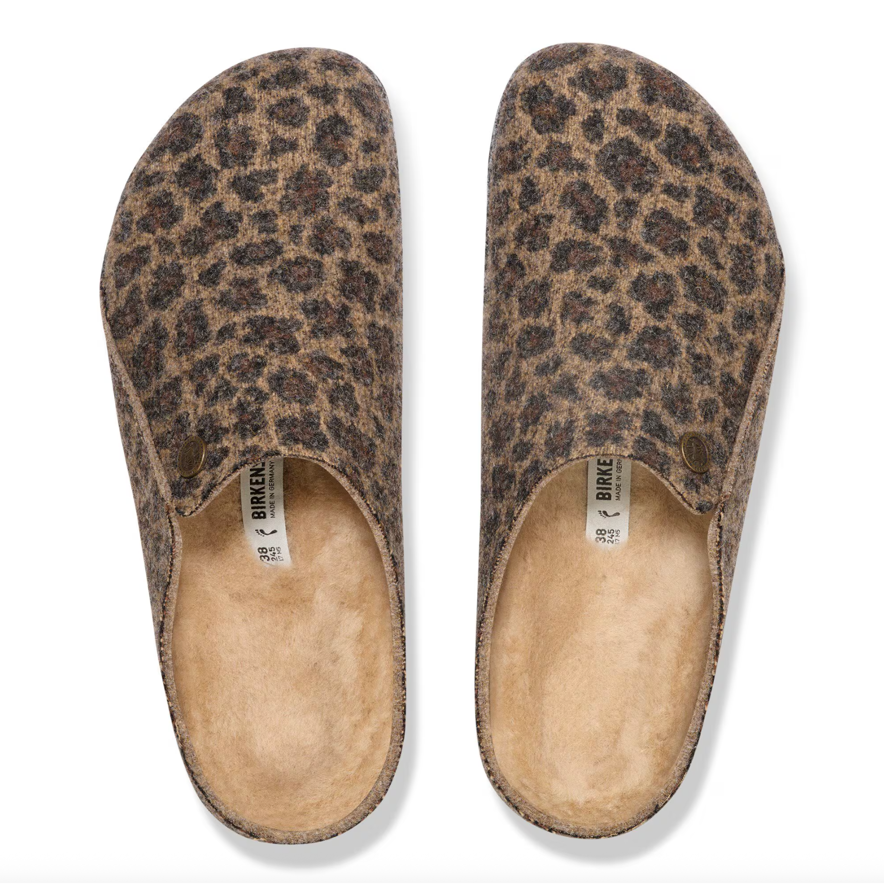 Birkenstock Women's Zermatt Wool Felt in Leo Toffee