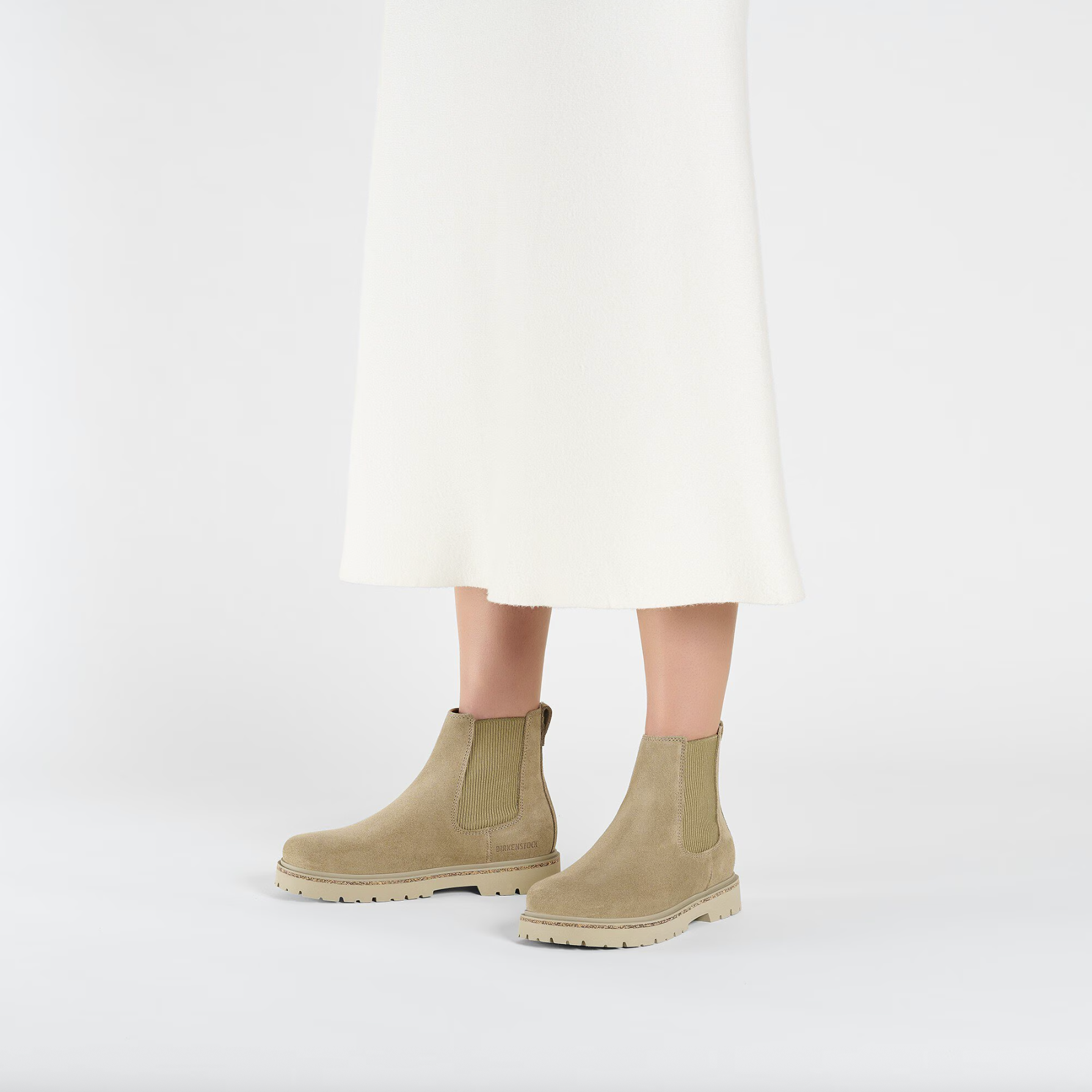 Birkenstock Women's Highwood Slip On Suede Leather - Taupe