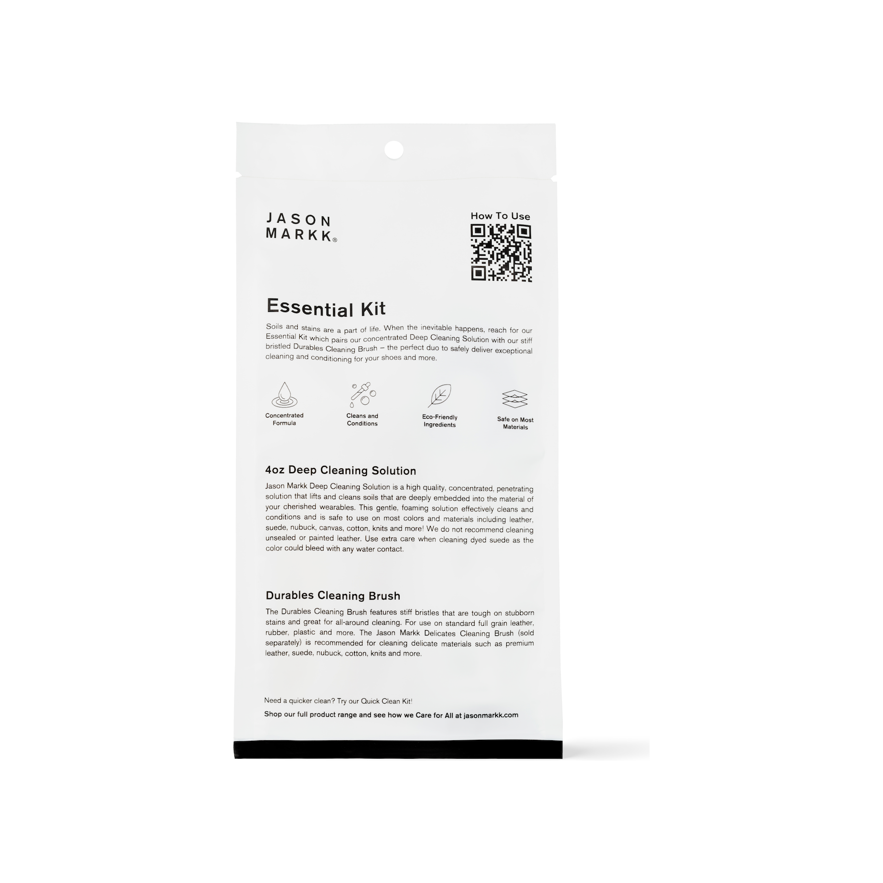 Jason Markk Essential Kit 4 Oz-Footprint USA