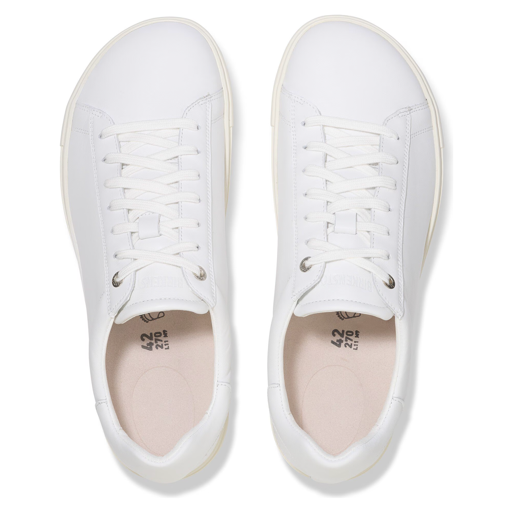 Birkenstock Bend Leather Low Sneaker in White