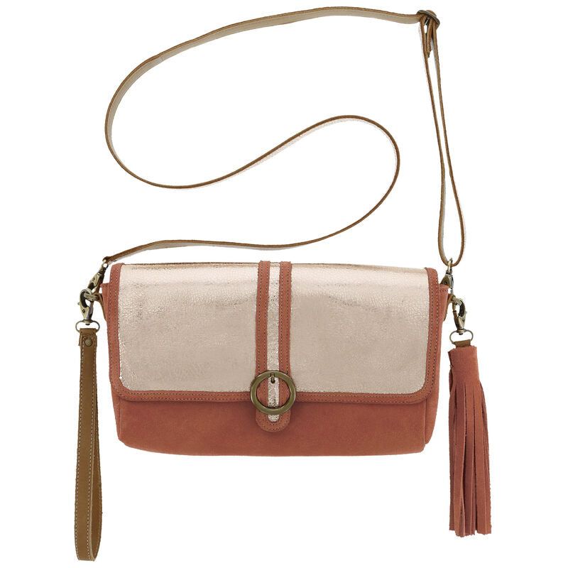 SAS Seight Clutch Handbag in Copper