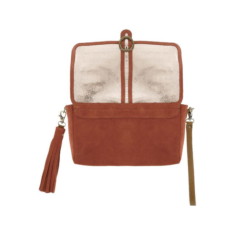 SAS Seight Clutch Handbag in Copper