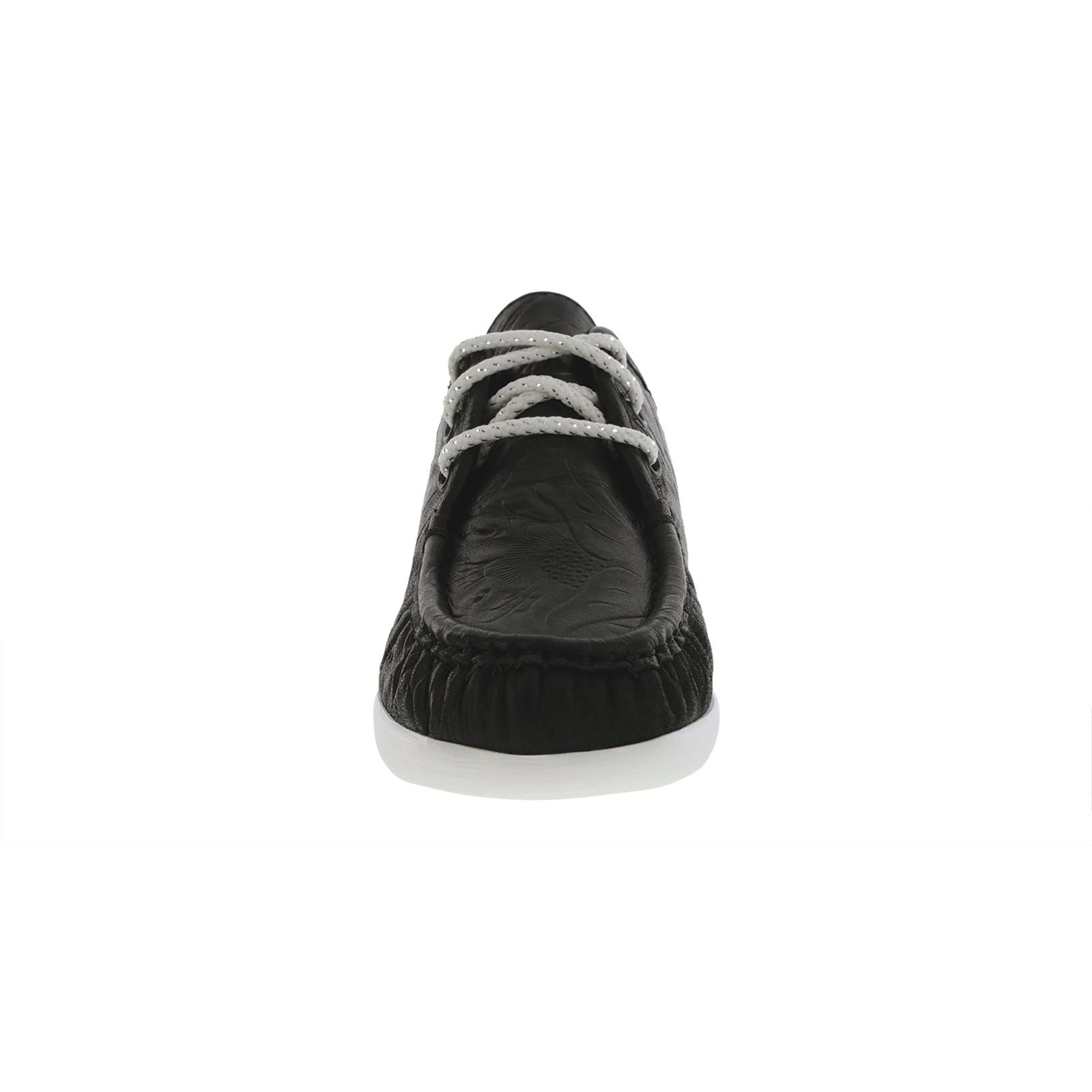 SAS Women's Siesta Lace Up Loafer in Black Larse