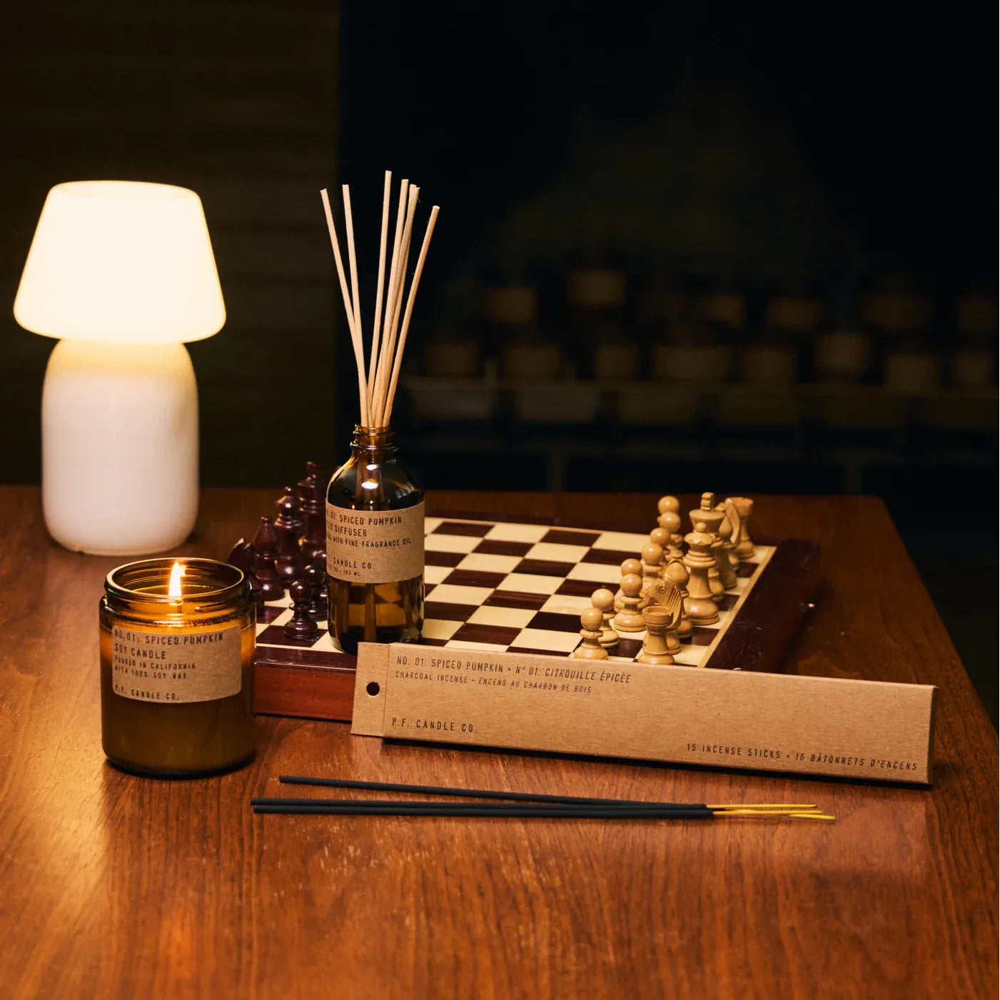 P. F. Candle Co. Spiced Pumpkin – Reed Diffuser