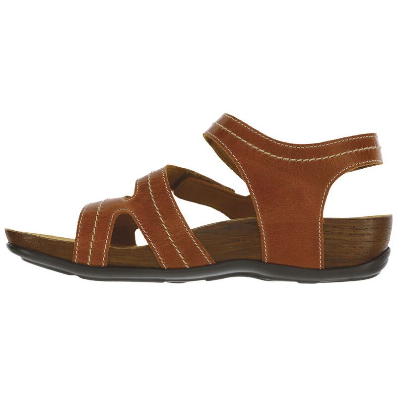SAS Women's Swerve Sandal in Chestnut