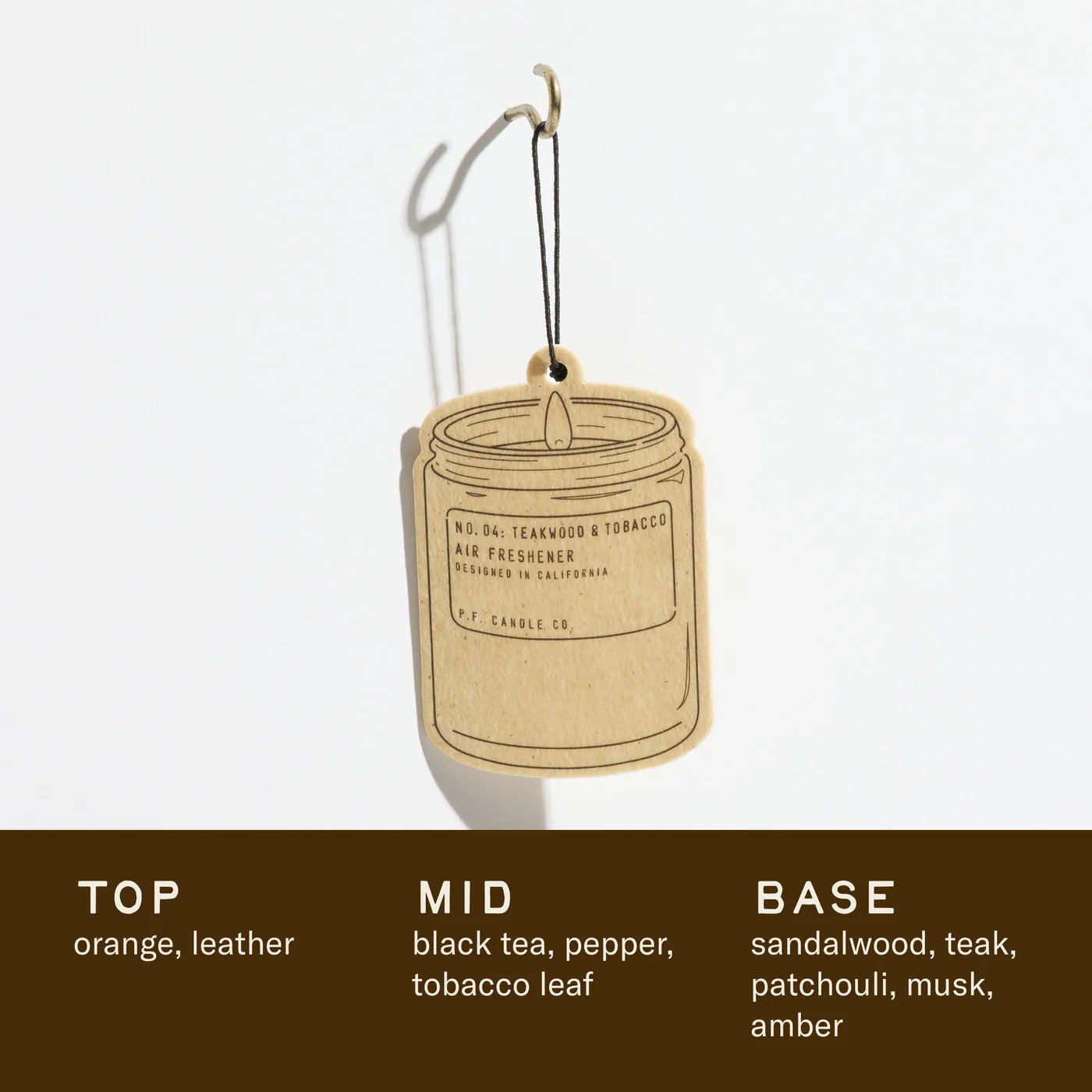 P. F. Candle Co. Teakwood & Tobacco– Air Freshener 2 Pack