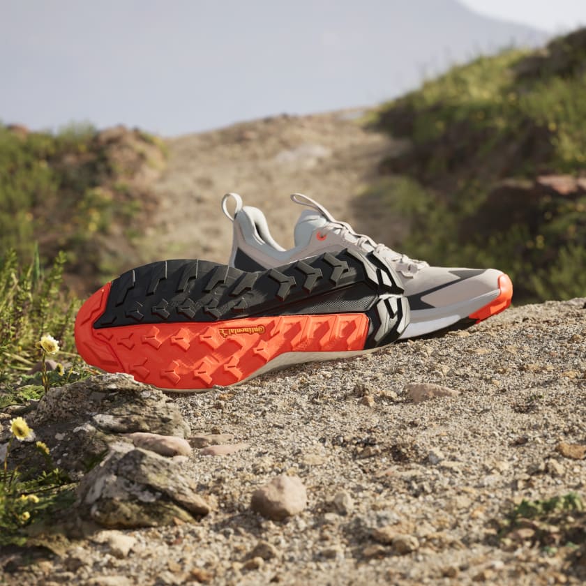 Adidas Women Terrex Free Hiker 2.0 Low Gore-Tex Hiking Shoe in Wonder Beige Grey Women's Footwear