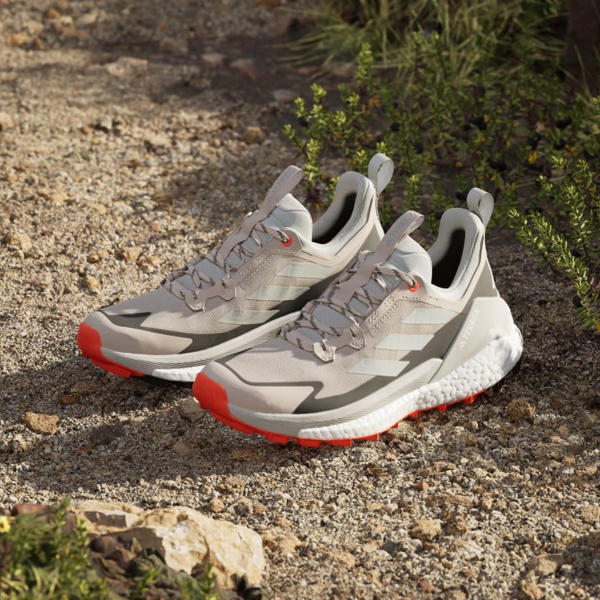 Adidas Women Terrex Free Hiker 2.0 Low Gore-Tex Hiking Shoe in Wonder Beige Grey Women's Footwear