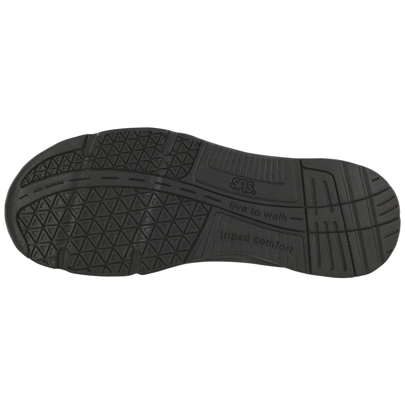 SAS Women's Tour Mesh Lace Up Sneaker Mesh in Black