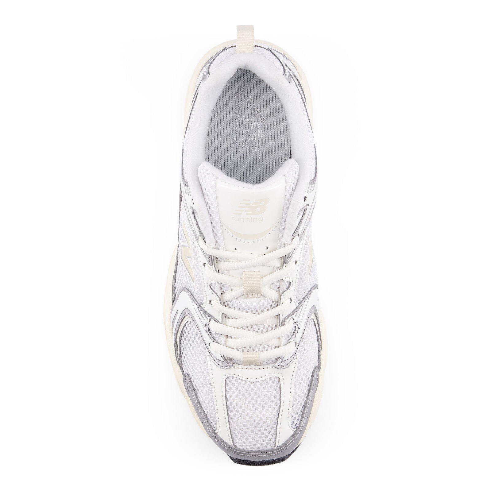 New Balance Unisex 530 in Silver Metallic with Linen