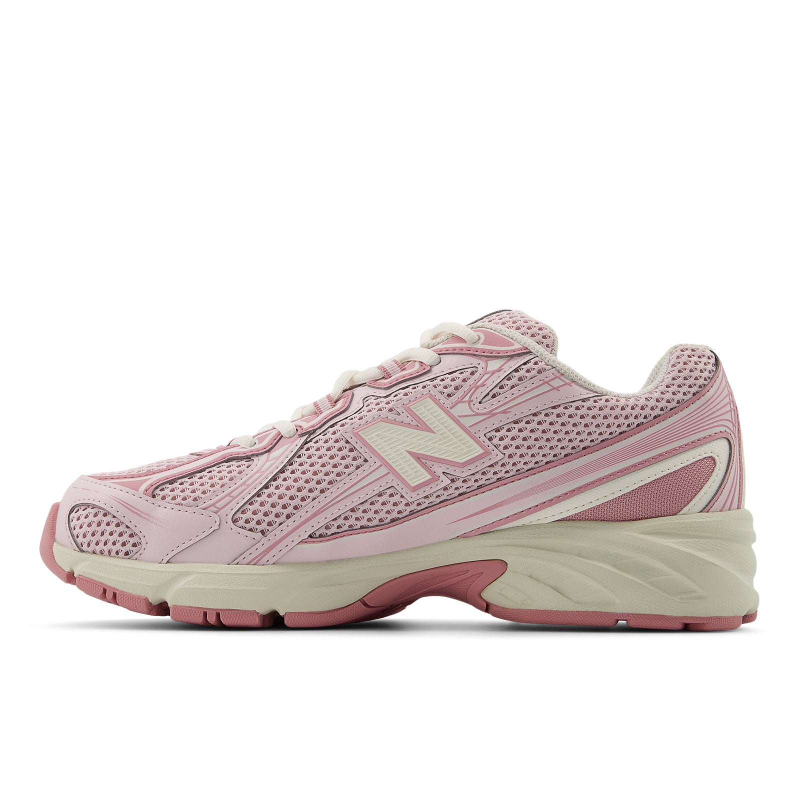 New Balance Unisex 740 in Pink Taffy with Pink Granite and Angora