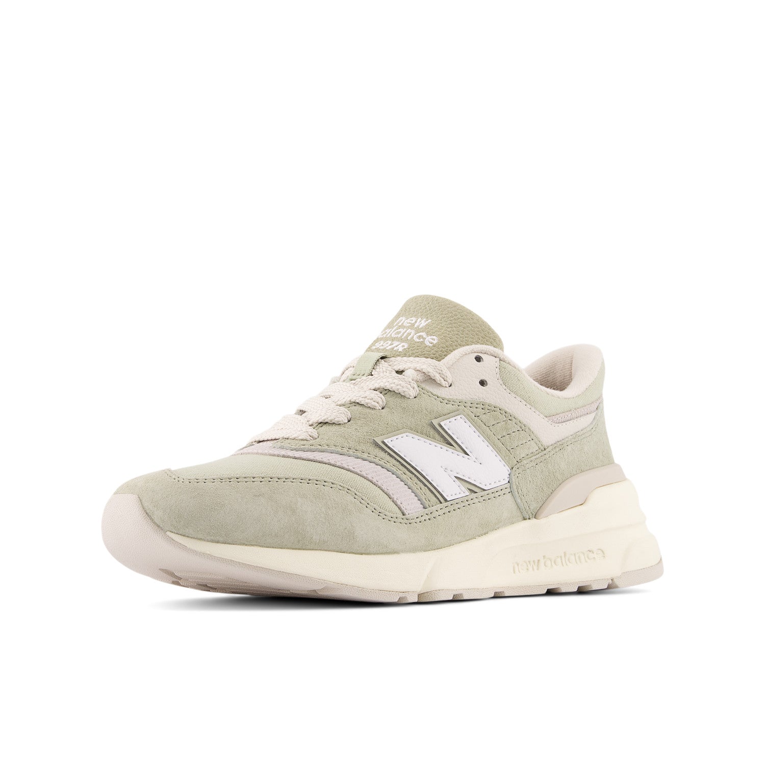 New Balance Unisex 997R in Dark Olivine with Olivine Unisex Footwear