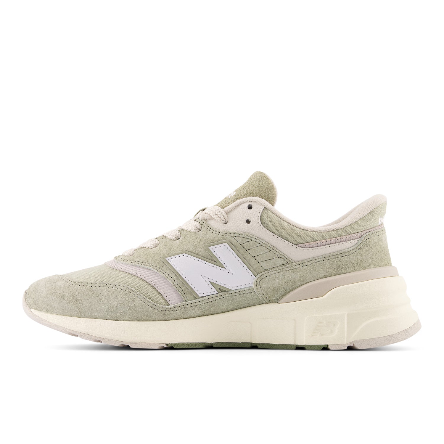 New Balance Unisex 997R in Dark Olivine with Olivine Unisex Footwear