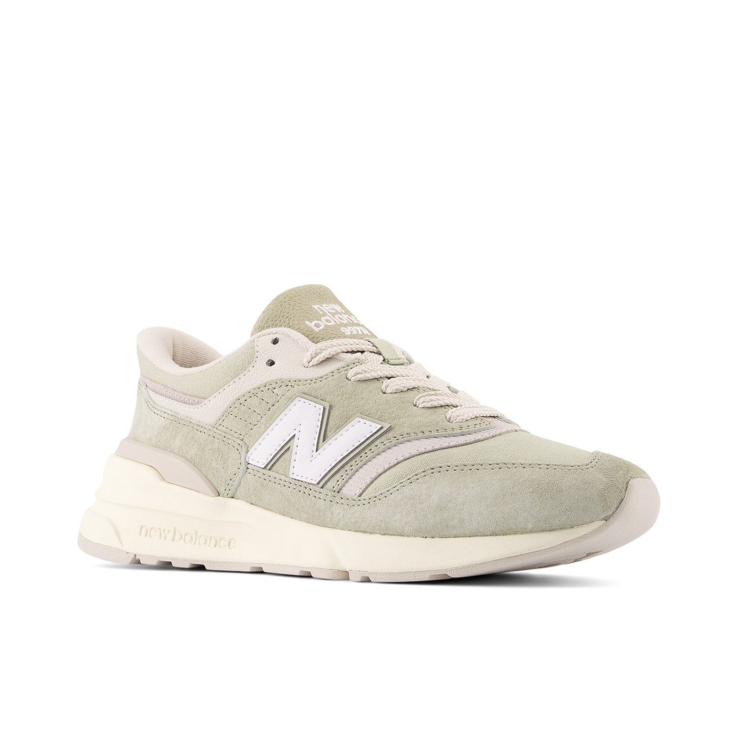 New Balance Unisex 997R in Dark Olivine with Olivine Unisex Footwear