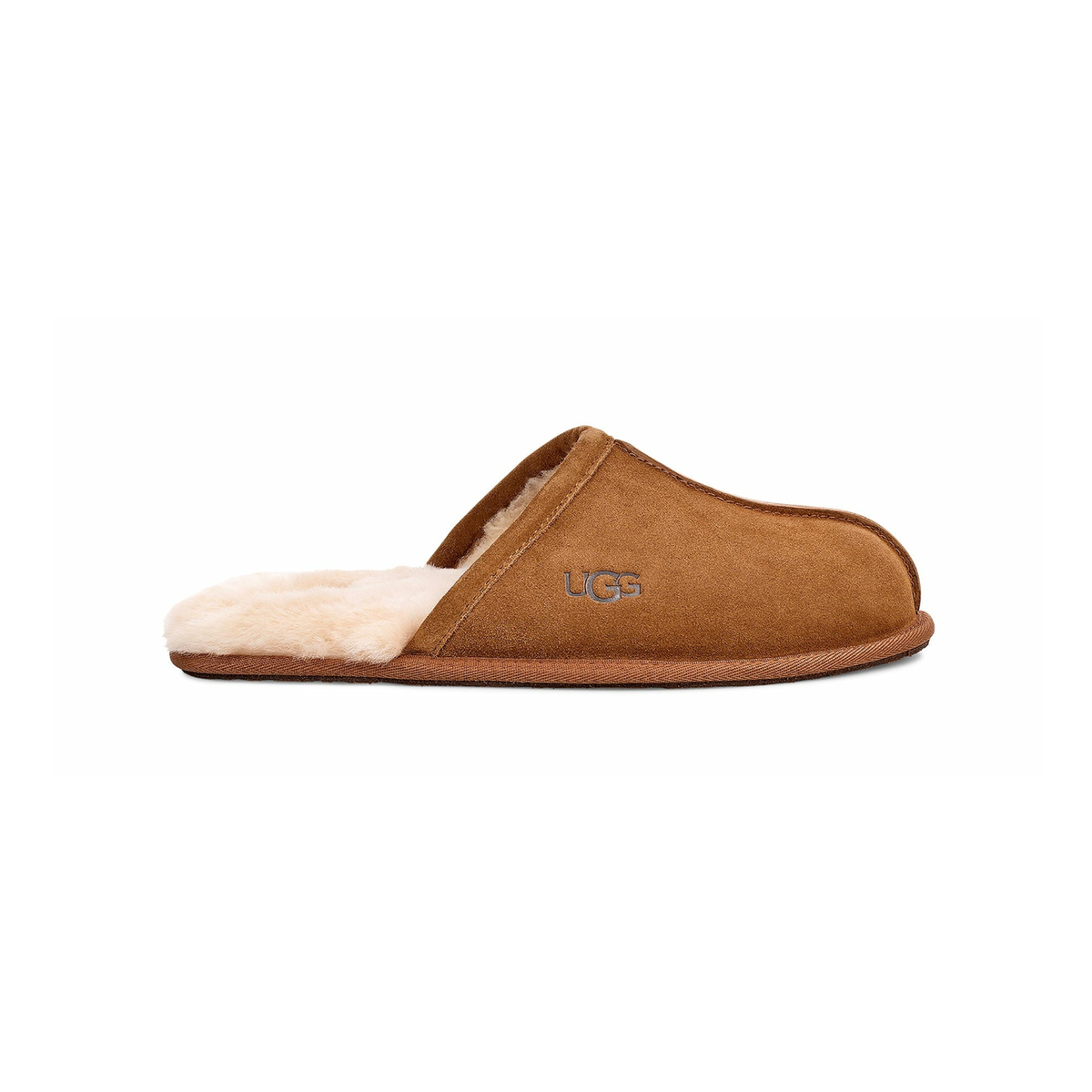 UGG SCUFF MEN SLIPPERS LEATHER Brown US 14 /UK‎ 13  /EU 48.5 UGG Slippers Men main image 2
