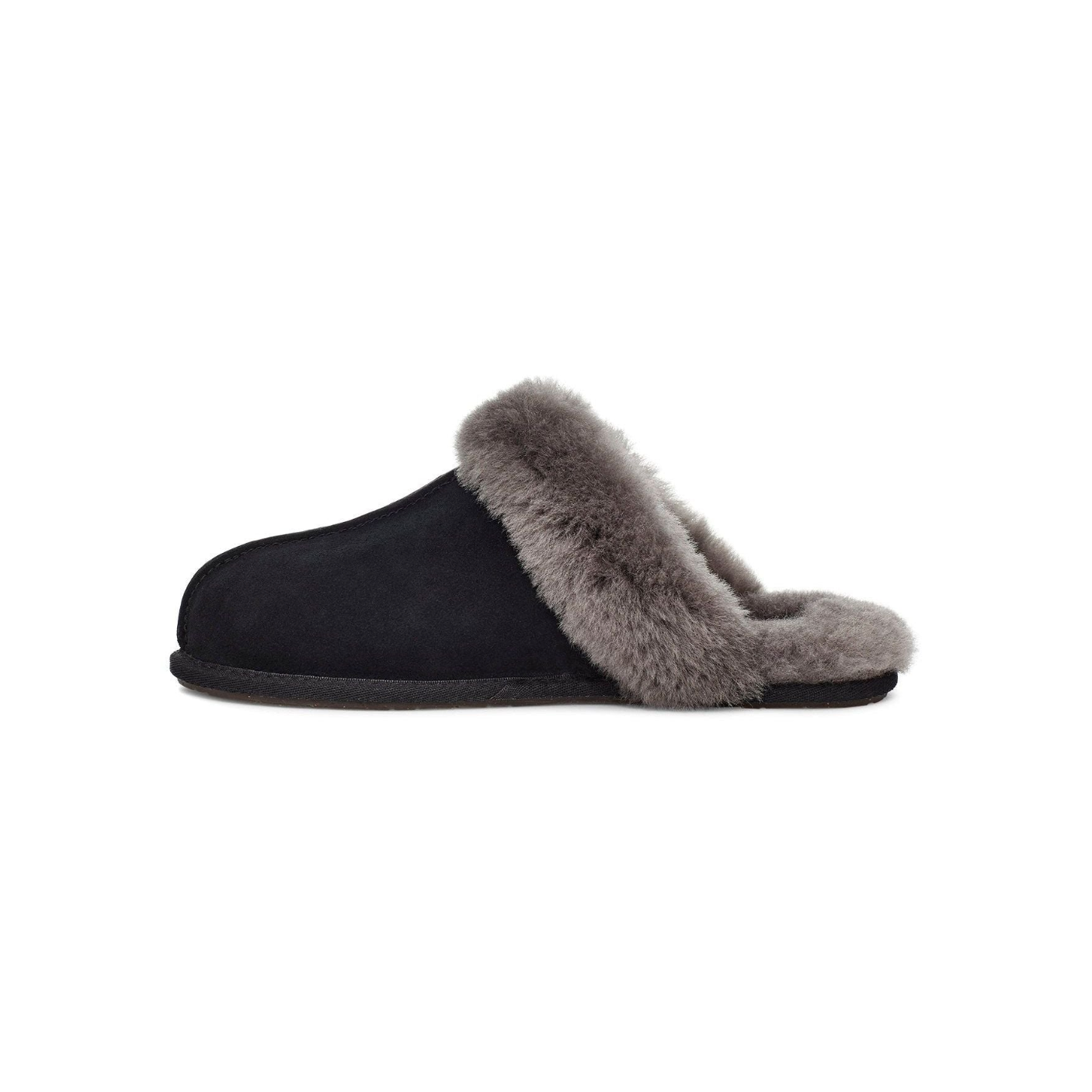 UGG Women's Scuffette II Slipper in Black Grey