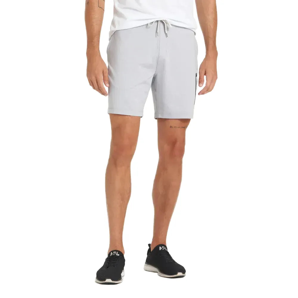 Vuori Men's Sunday Performance Short In Platinum Heather Apparel & Accessories
