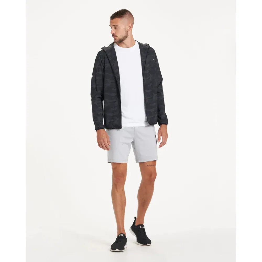 Vuori Men's Sunday Performance Short In Platinum Heather Apparel & Accessories