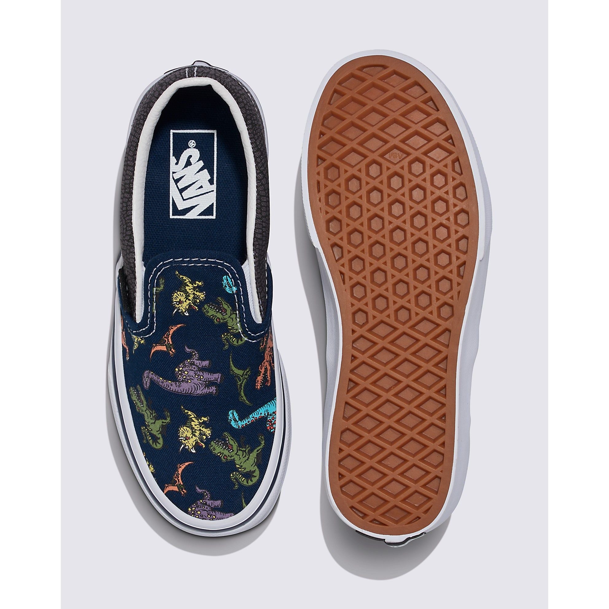 Vans Kids Classic Slip-On Glow Shoe Kid's Footwear