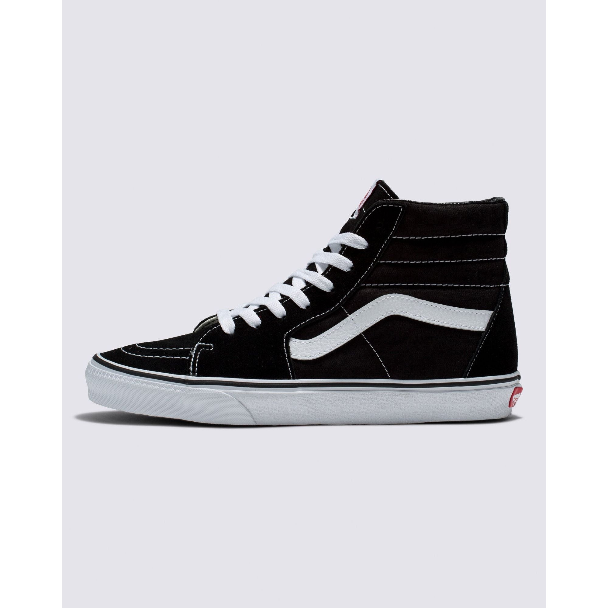 Vans Sk8-Hi Shoe in Black Black White Shoes