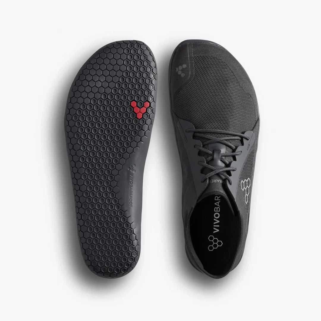 Vivobarefoot Men's Primus Lite IV in Obsidian