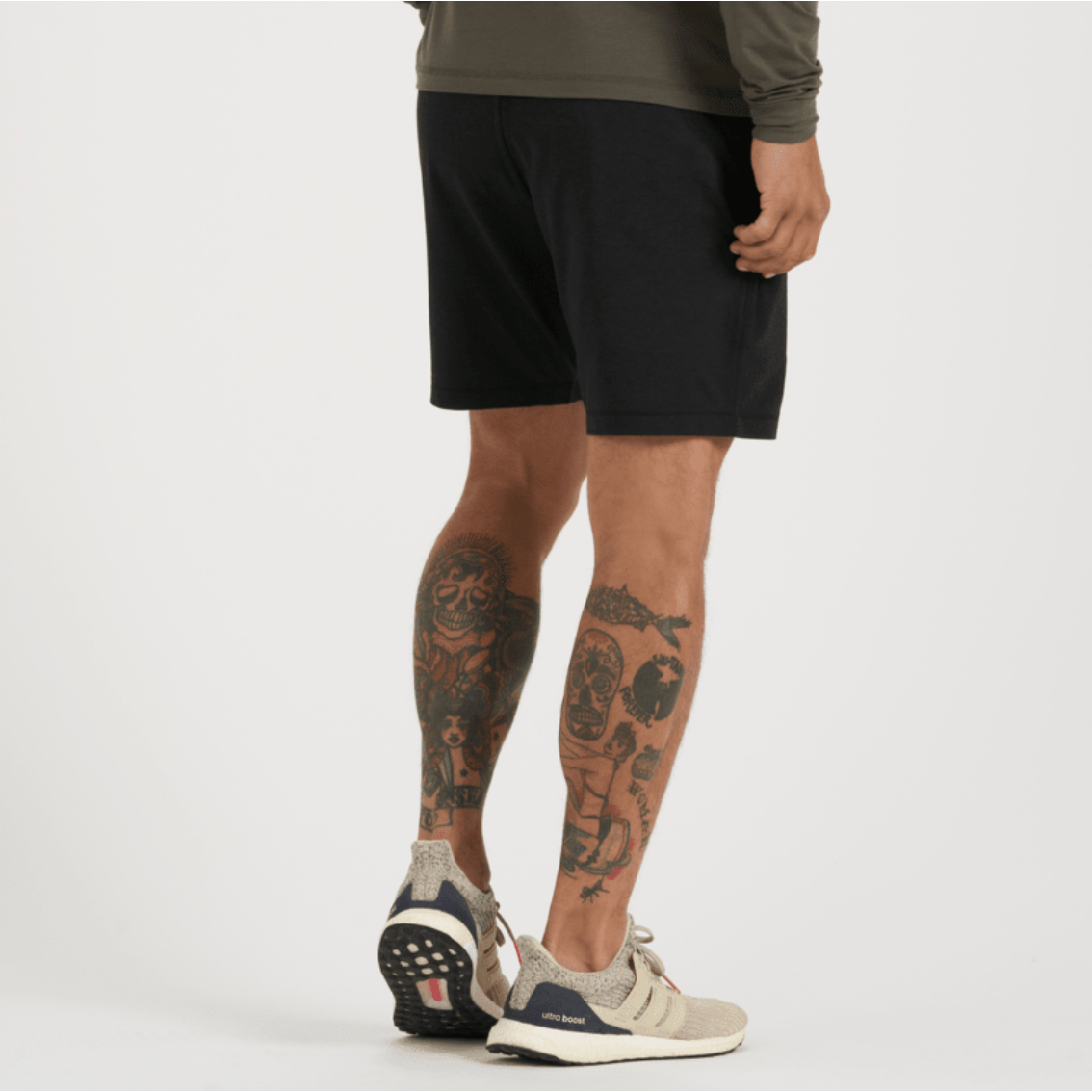 Vuori Men's Ponto Performance Short 7" in Black Heather